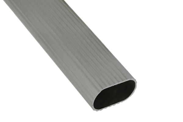 Var�o oval em Alum�nio frizado